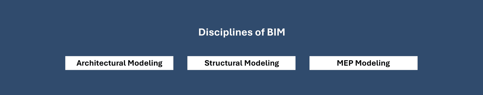 disciplines of BIM